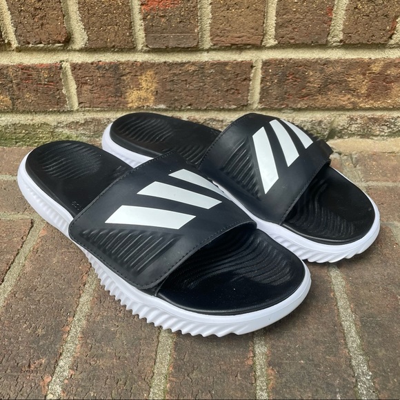 Mens Adidas Alphabounce Slides Size 
